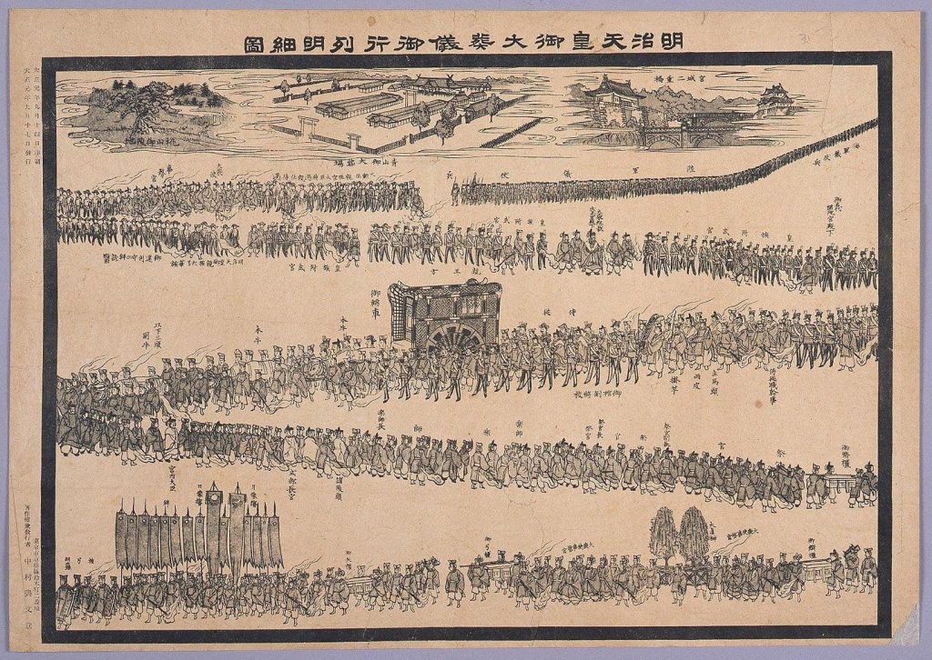 作品画像:明治天皇御大葬儀 御行列明細図