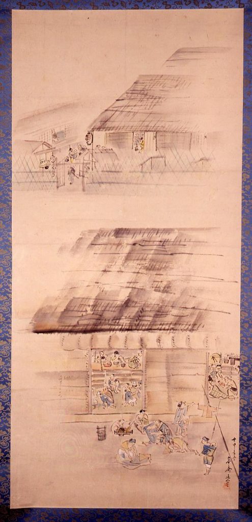 作品画像:安政大地震 お救小屋の図