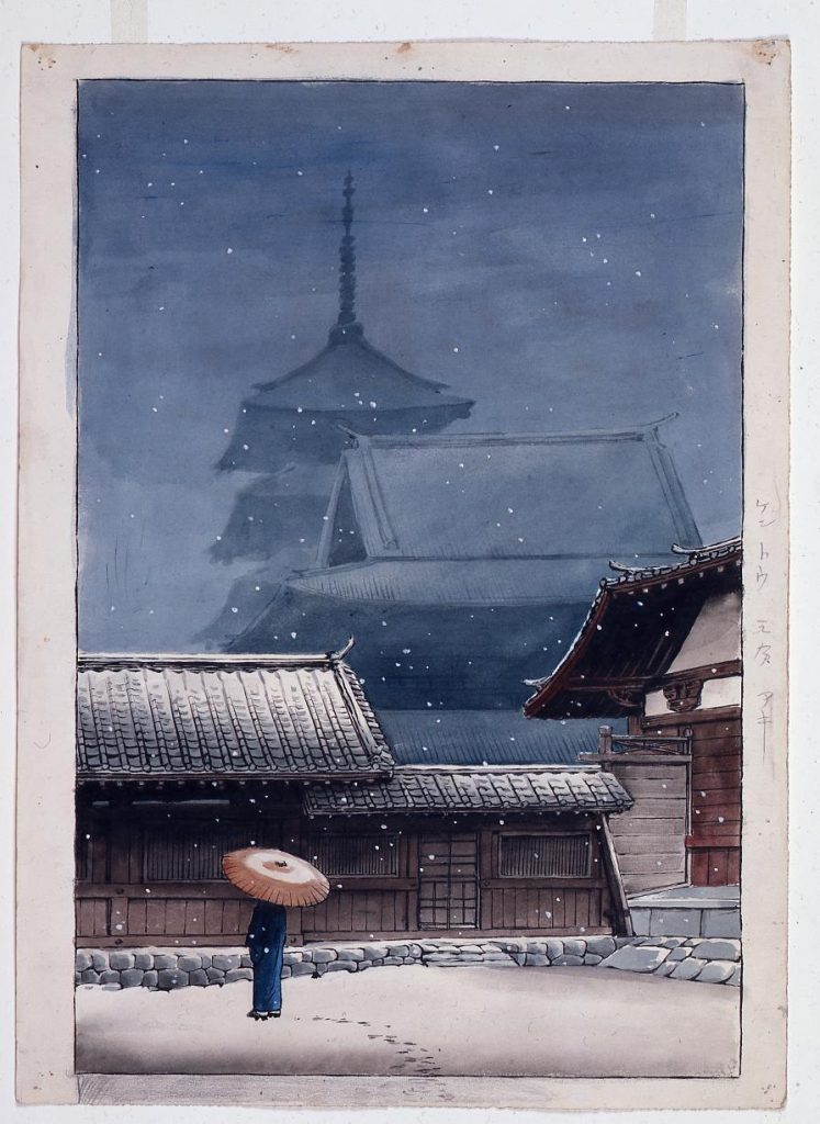 旅みやげ第三集 大阪天王寺 原画
