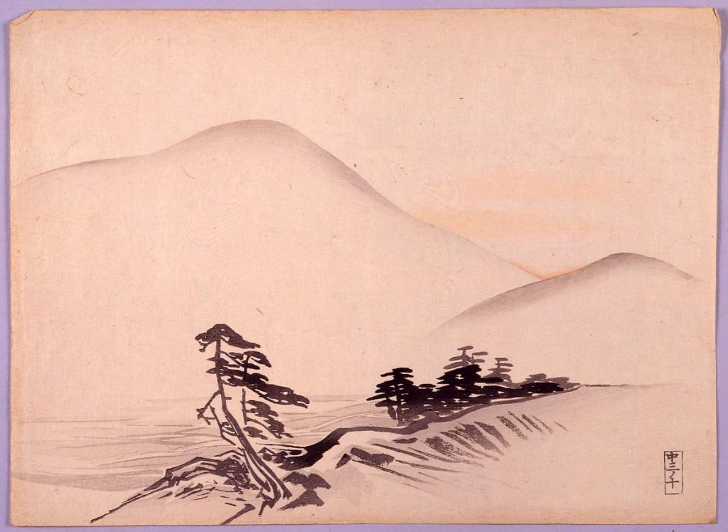 作品画像:山水図