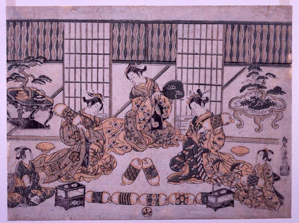 作品画像:枕相撲