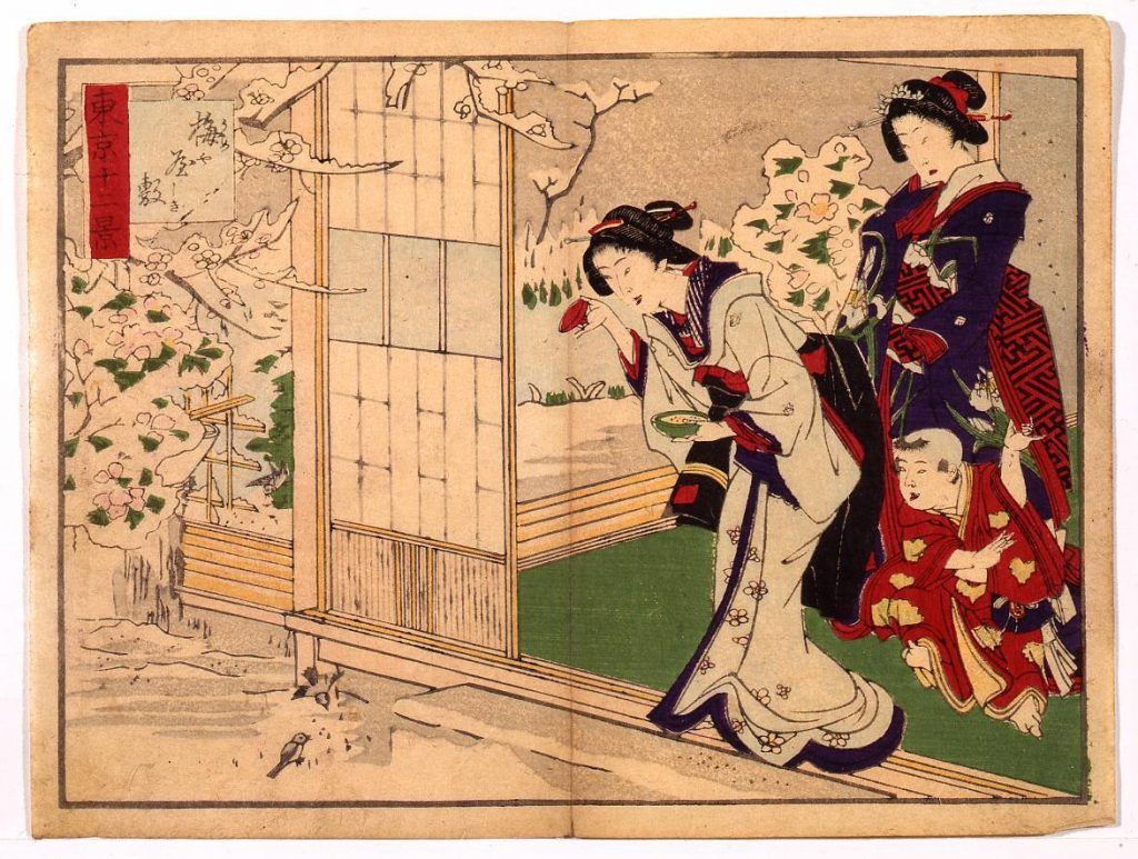 作品画像:東京十二景 梅屋敷