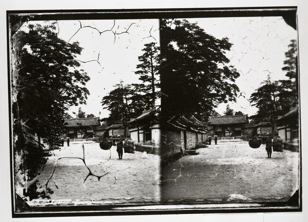 作品画像:法隆寺 西大門遠望