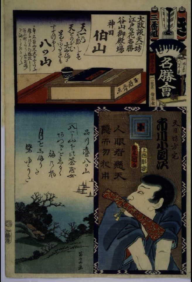 作品画像:江戸の花名勝会 き 三番組