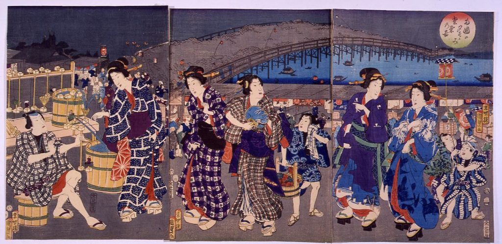 作品画像:両国の夕すゞみ繁栄乃図