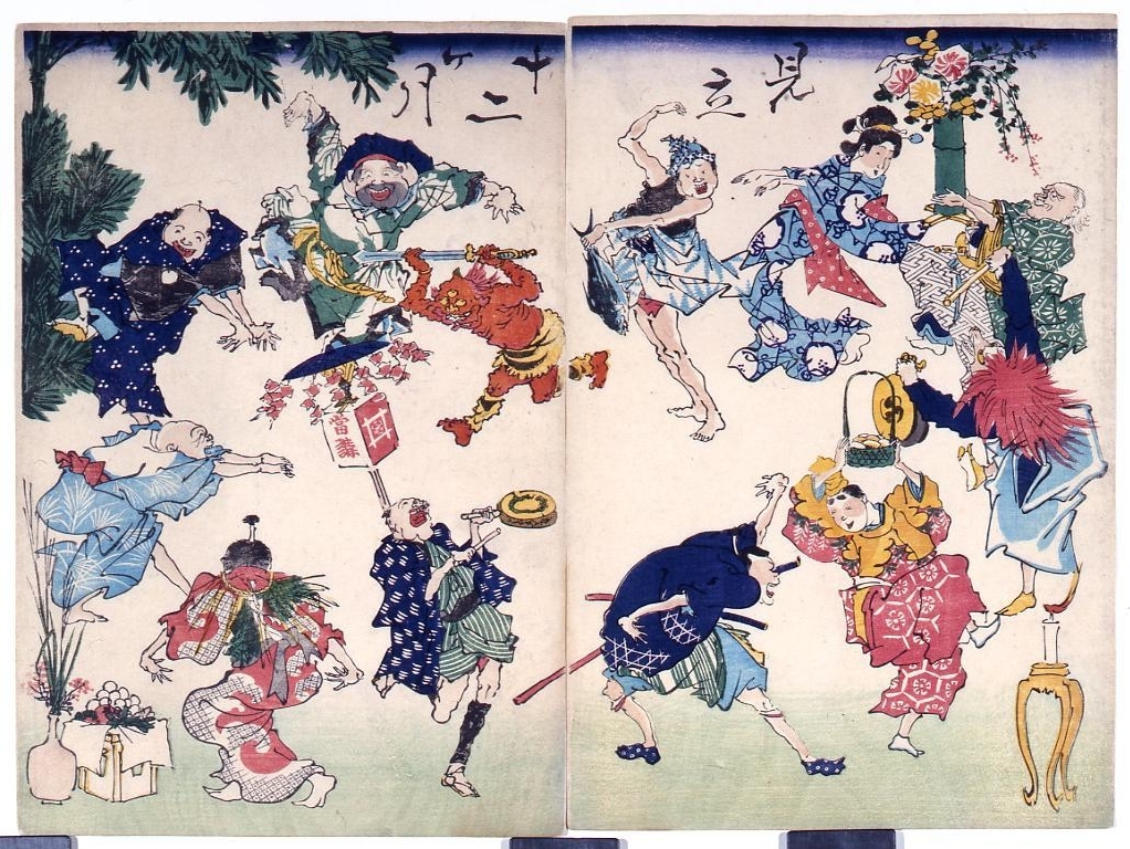 作品画像:見立十二カ月