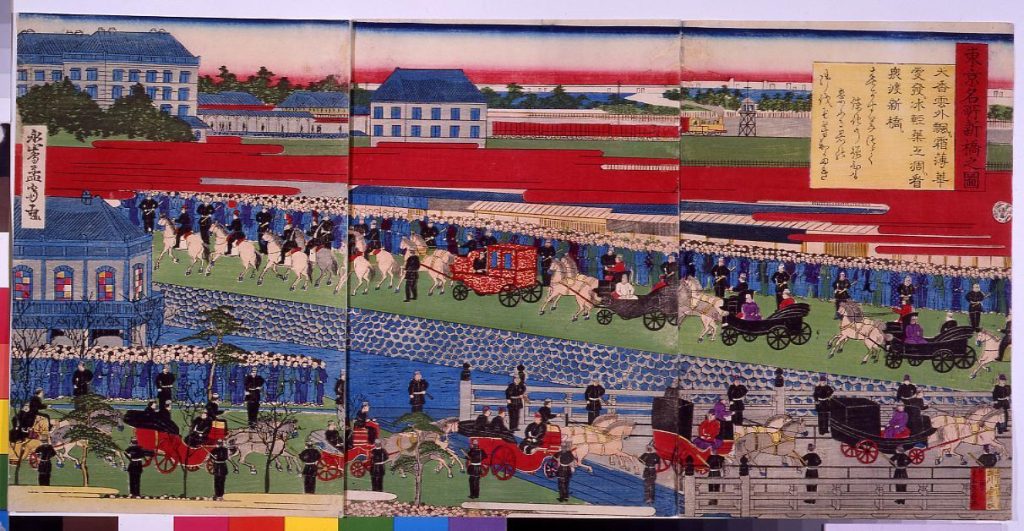 作品画像:東京名所新橋之図