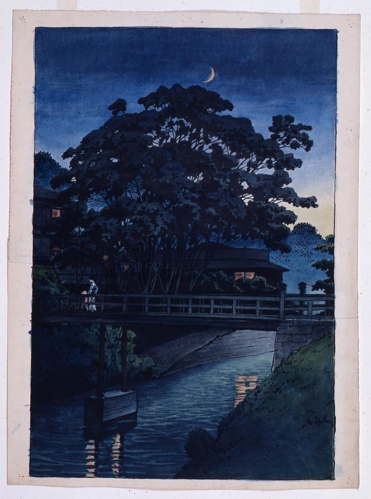 東京二十景 滝之川 原画