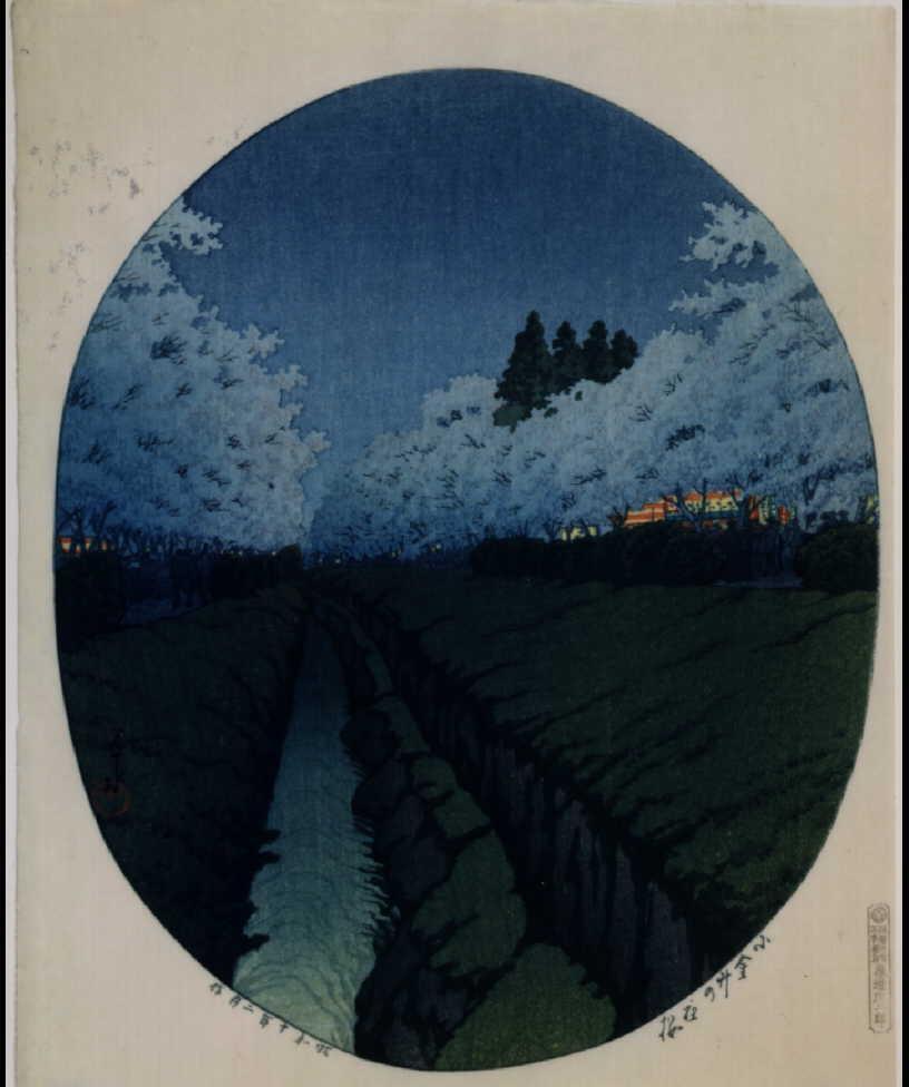 作品画像:小金井の夜桜