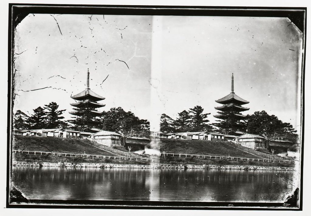 作品画像:興福寺 塔・猿沢池