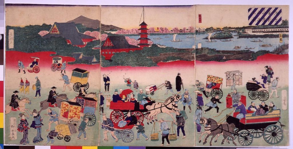 作品画像:浅草金龍山広小路之図