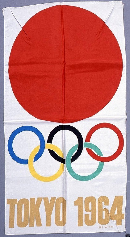 東京オリンピック1964 シンボルマーク シルクスカーフ