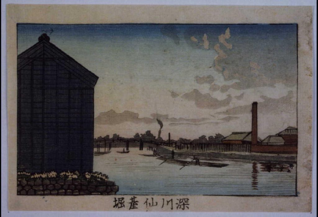 作品画像:東京真画名所図解 深川仙台堀