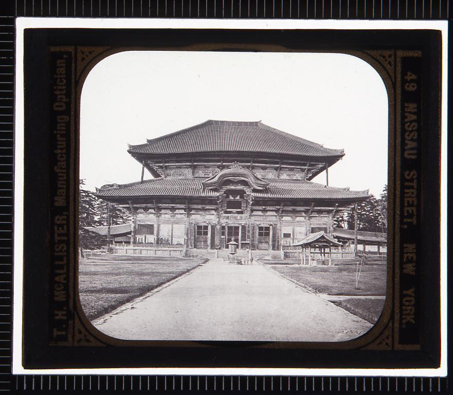 作品画像:奈良 東大寺(幻燈原板)