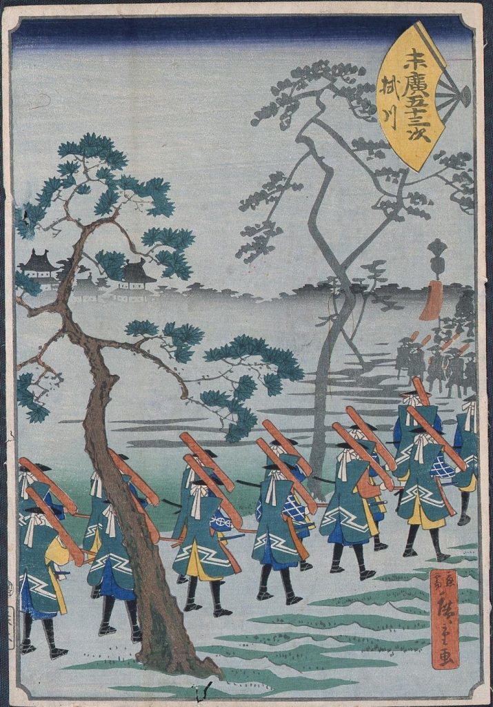 作品画像:末広五十三次 掛川
