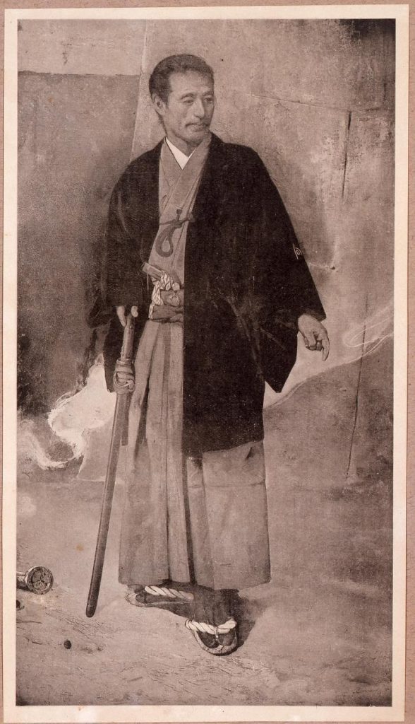 江戸城明渡の帰途 勝海舟江戸開城図 Tokyo Museum Collection