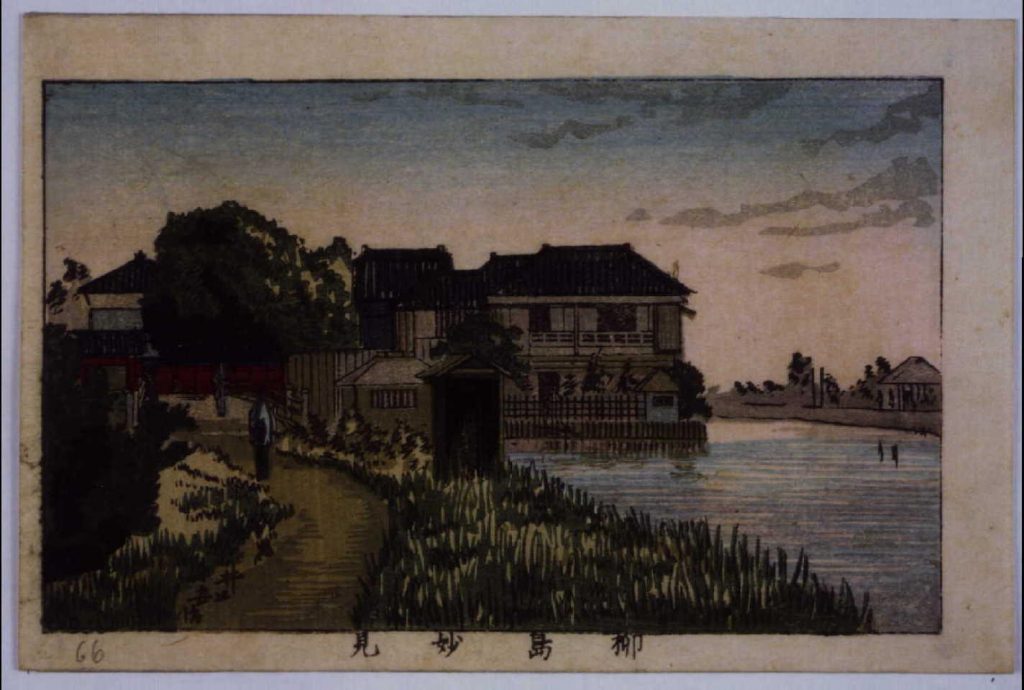 作品画像:東京真画名所図解 柳島妙見