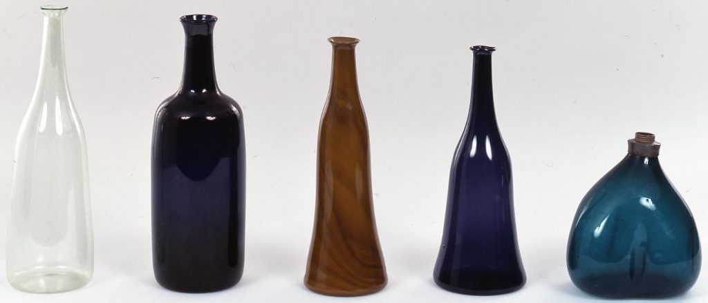 作品画像:紺色ビールビン型徳利