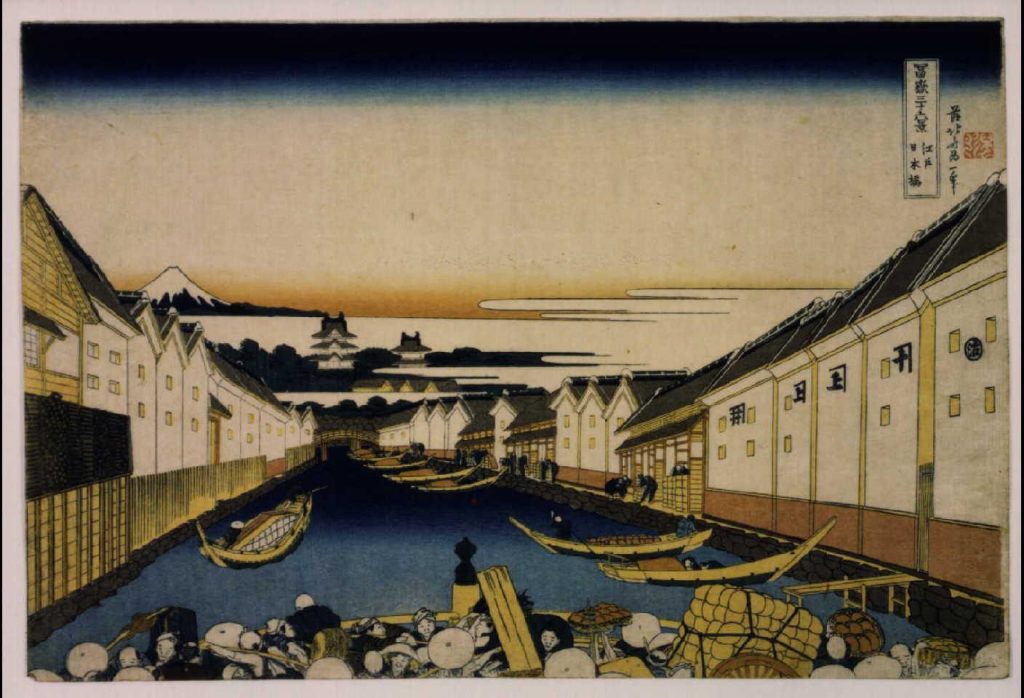 作品画像:冨嶽三十六景 江戸日本橋