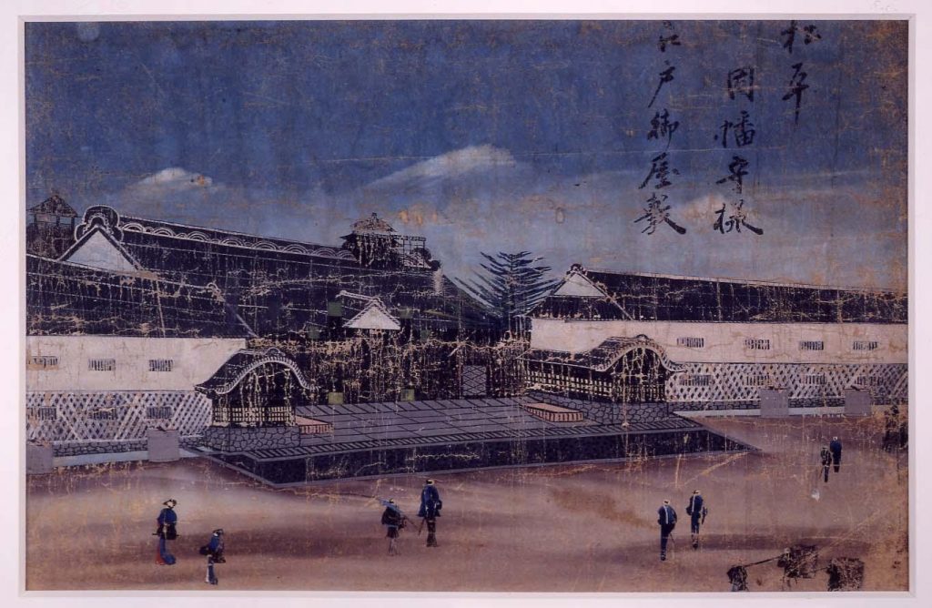 作品画像:泥絵 松平因幡守様江戸御屋敷