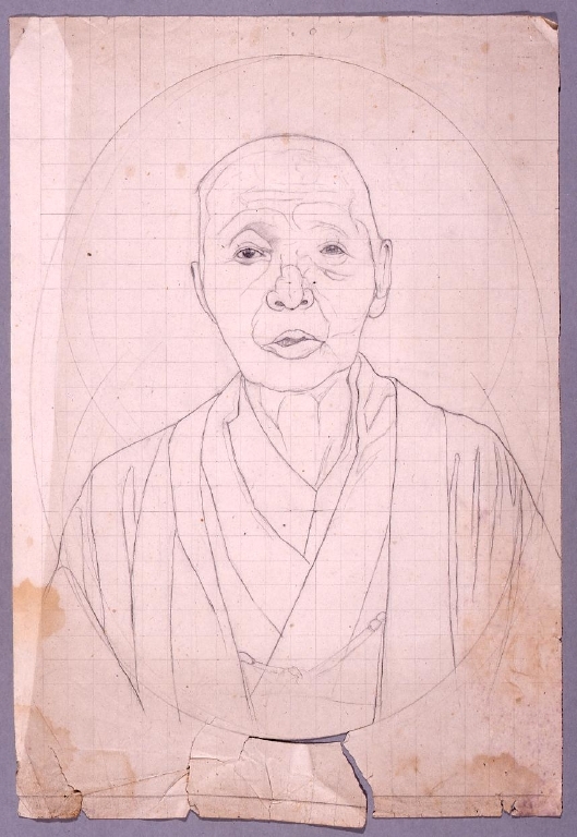 作品画像:下絵 女性肖像