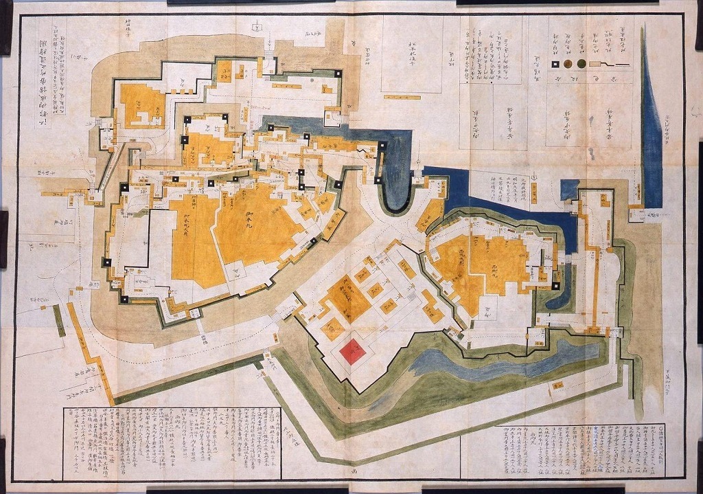 作品画像:江都御城詰番所之道絵図