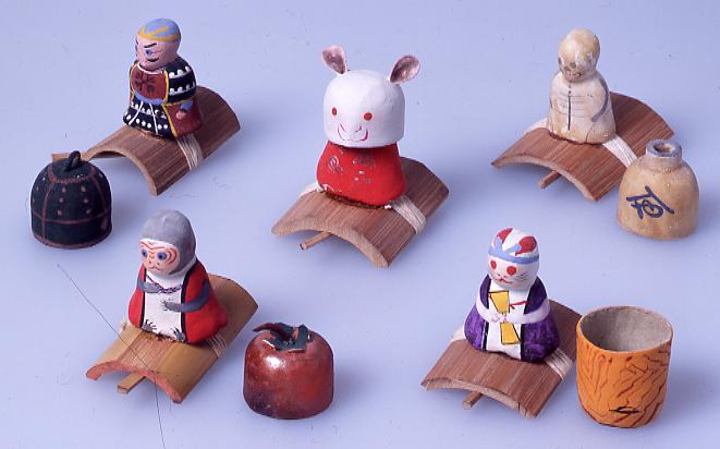 作品画像:ミニチュア玩具 とんだりはねたり ねずみ