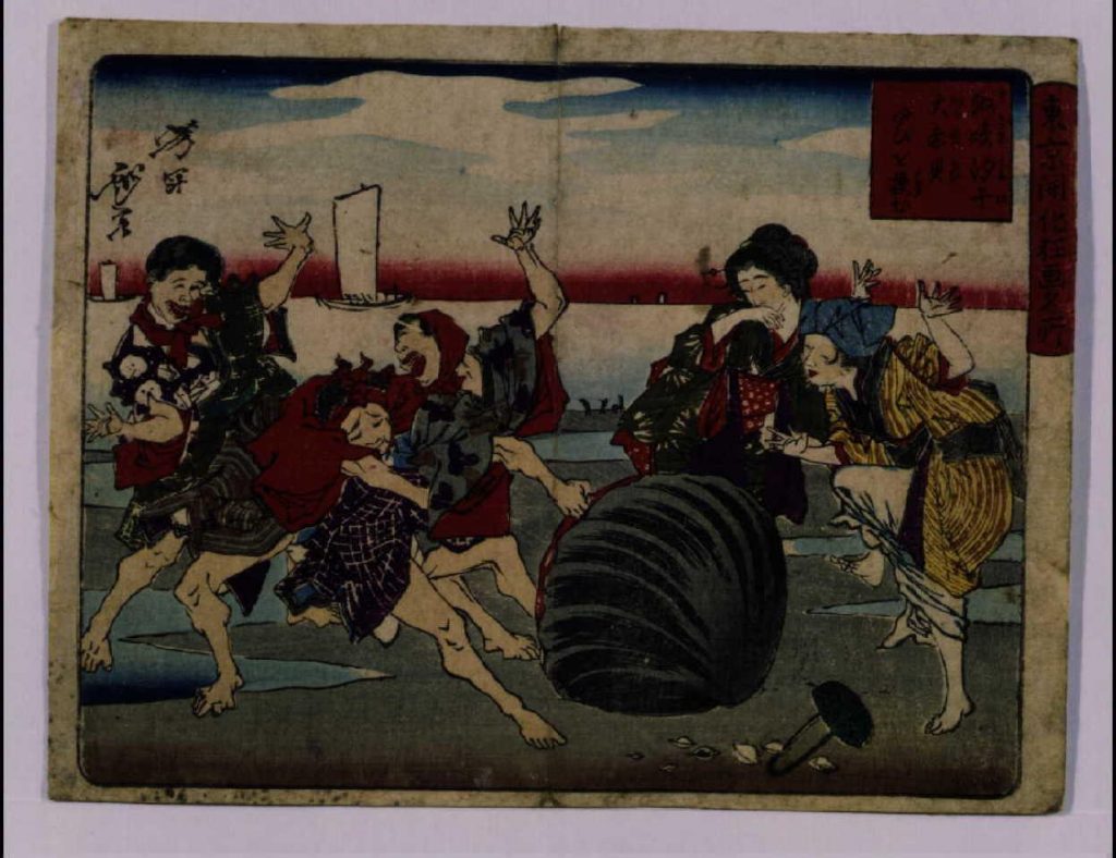 作品画像:東京開花狂画名所 洲崎汐干