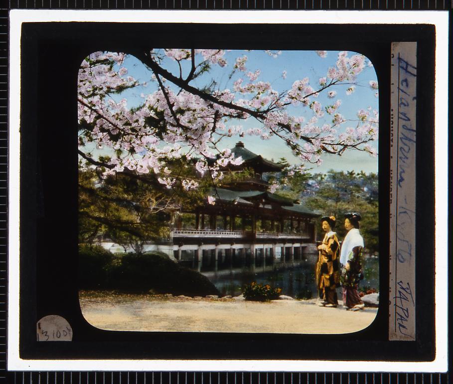 作品画像:京都 平安神宮神苑(幻燈原板)