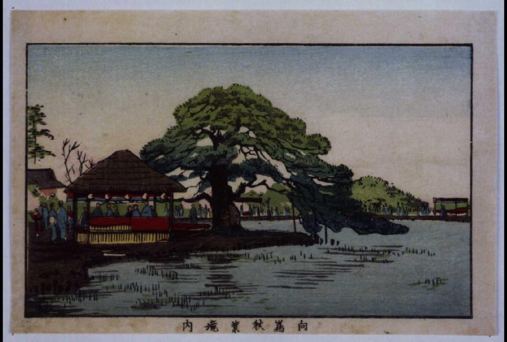 作品画像:東京真画名所図解 向島秋葉境内