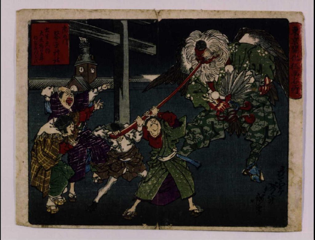 作品画像:東京開花狂画名所 虎の門琴平神社