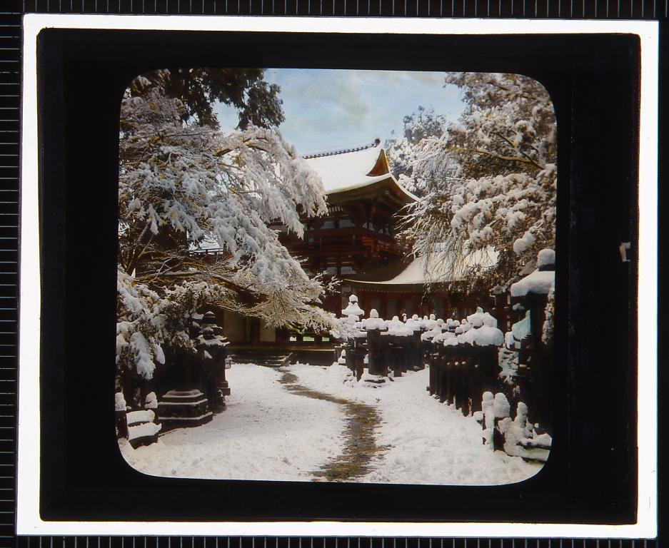作品画像:奈良 春日大社(幻燈原板)