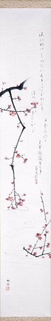 作品画像:水くぐりの梅図