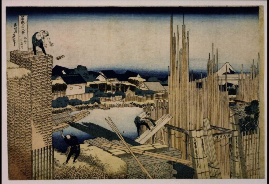 作品画像:冨嶽三十六景 本所立川