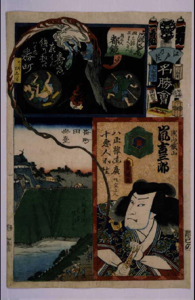作品画像:江戸の花名勝会 万 二番組