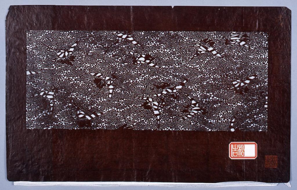 作品画像:長板中形 型紙