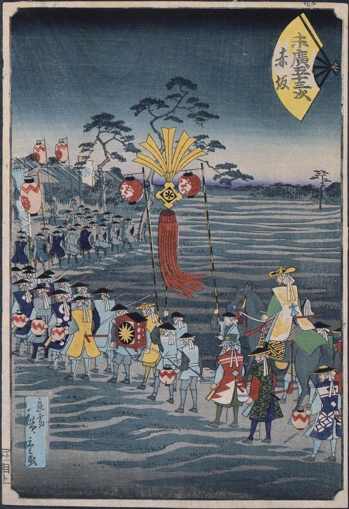 作品画像:末広五十三次 赤坂