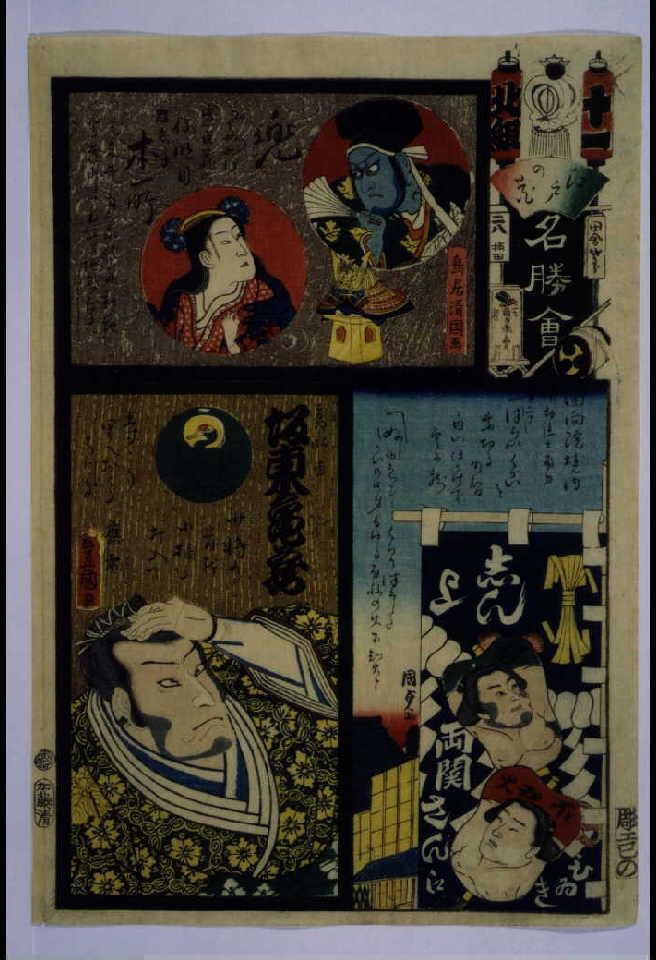 作品画像:江戸の花名勝会 十一組 北組
