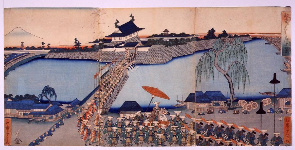 作品画像:数奇屋橋河岸之景
