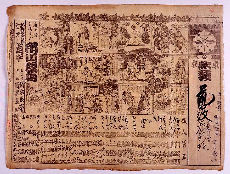 作品画像:辻番付「東京歌舞伎」