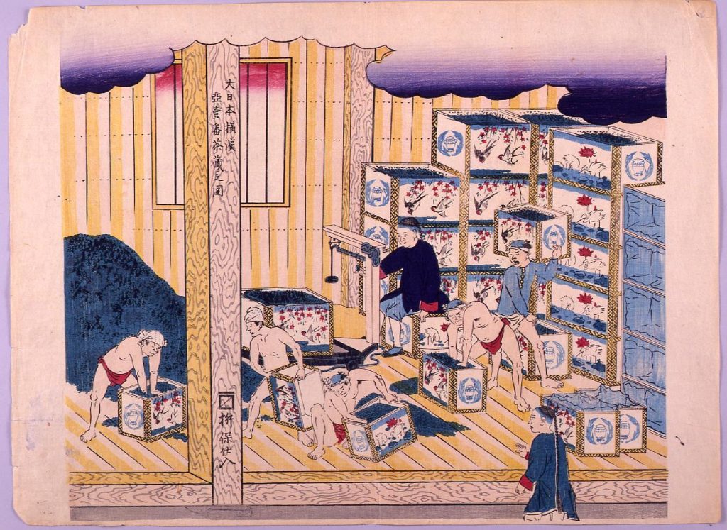 作品画像:大日本横浜亜壱番桝屋茶蔵の図