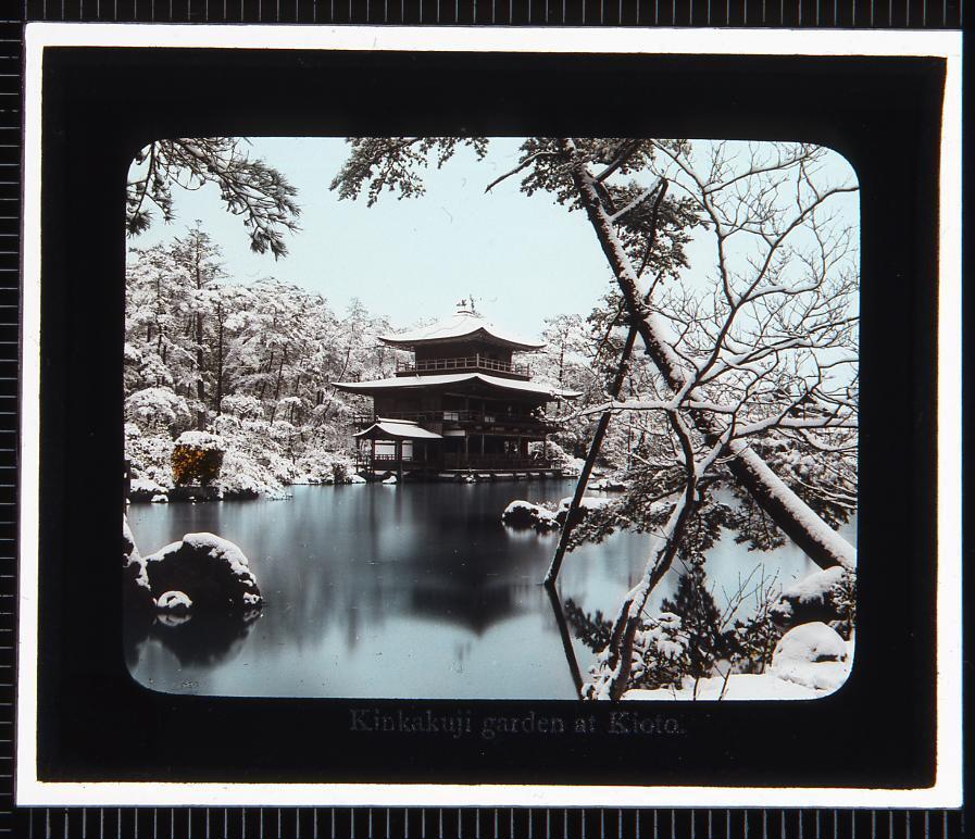 作品画像:京都 金閣寺(幻灯原板)