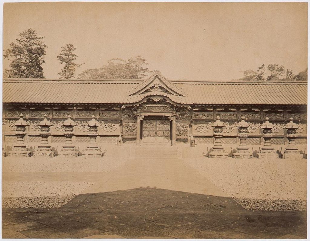 作品画像:増上寺中門 左右廊(遠景)