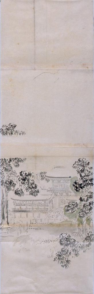 作品画像:粉本 春日社頭