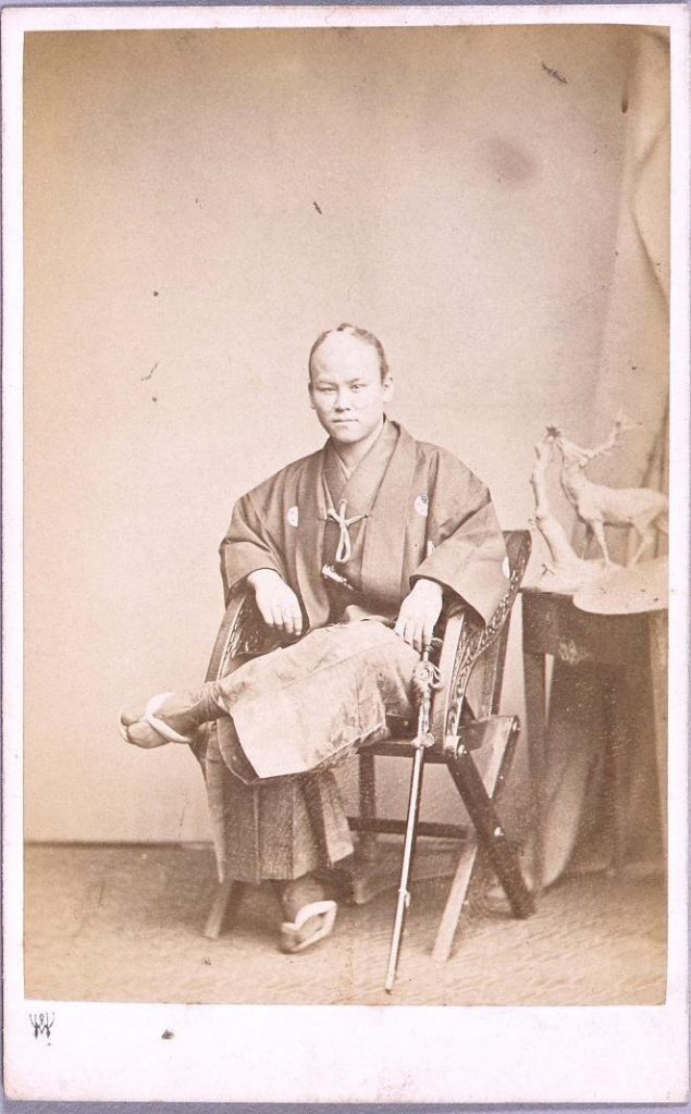 作品画像:慶応元年遣欧使節肖像写真 塩田三郎