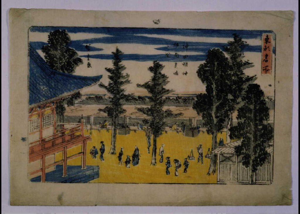 作品画像:東都名所 神田明神境内見晴之図