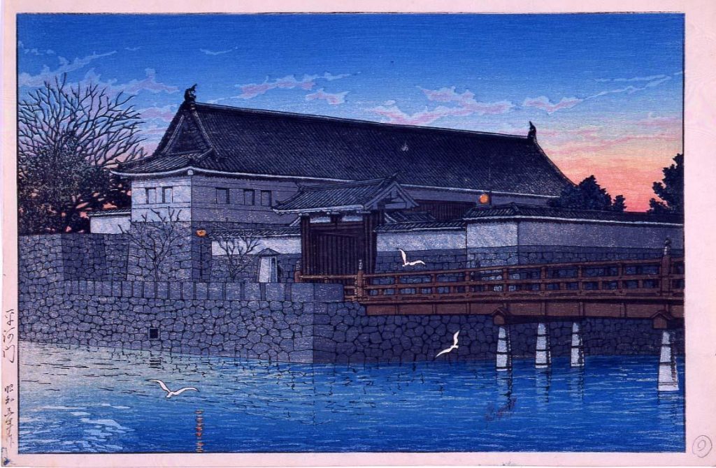 作品画像:東京二十景 平河門 試摺