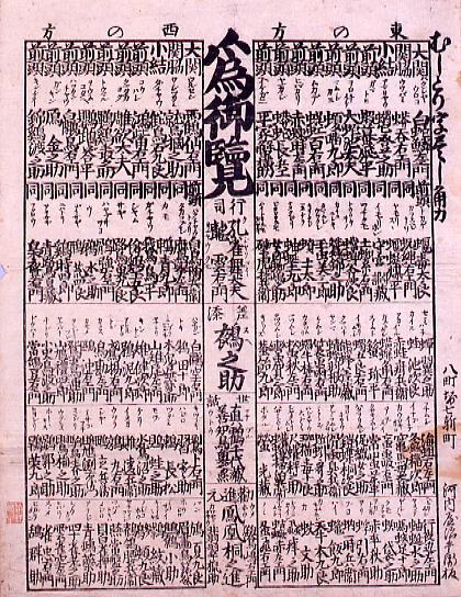 作品画像:むしとり字尽くし角力