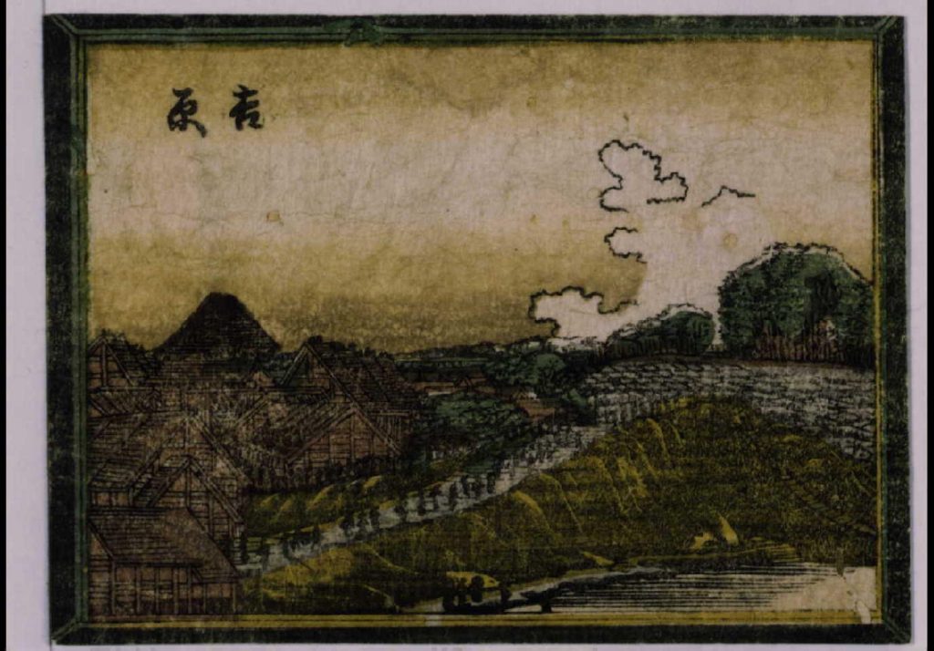 作品画像:阿蘭陀画鏡 江戸八景 吉原