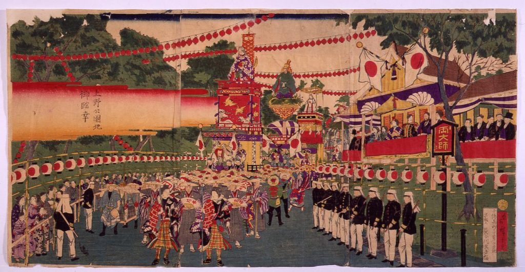 作品画像:上野公園地御臨幸